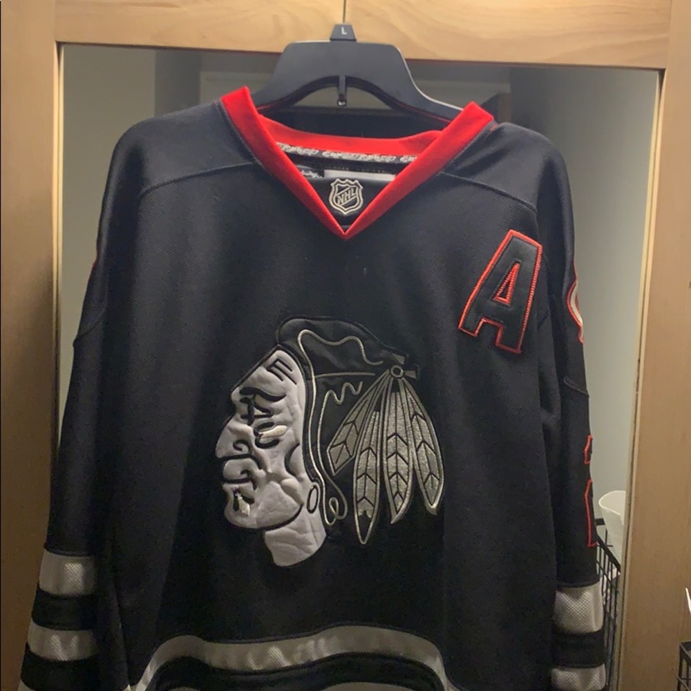 Chicago Blackhawks Duncan Keith Charcoal Jersey
